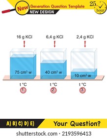 Chemistry Lecture Notes - Mixtures topic, next generation question template, eps, vector, for teachers