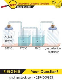 Chemistry Lecture Notes - Mixtures topic, next generation question template, eps, vector, for teachers, new