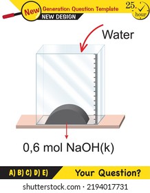 Chemistry Lecture Notes - Mixtures topic, next generation question template, eps, vector, for teachers