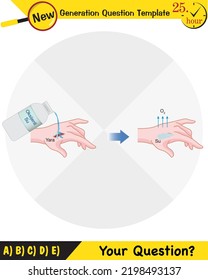 Chemistry Lecture Notes - Mixtures topic, next generation question template, eps, vector, for teachers, new 