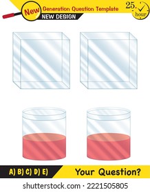 Chemistry Lecture Notes, Mixtures topic, next generation question template, eps, vector, for teachers
