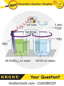 Chemistry Lesson Electrode Topic, Salt Bridges, Electrochemical Batteries, Next Generation Question Template