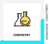 CHEMISTRY LINE ICON SET