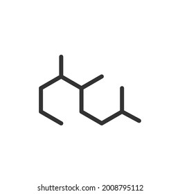 Chemistry line icon. Web symbol for web and apps. Sign design in outline style. Chemistry stroke object.