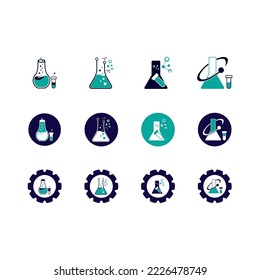 Chemistry Logo Vector Template Illustration