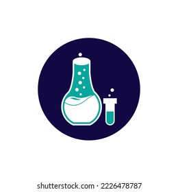 Ilustración de la plantilla de vectores de logotipos de química