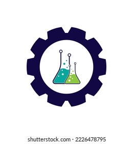 Chemistry Logo Vector Template Illustration
