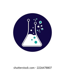 Chemistry Logo Vector Template Illustration