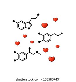 Chemistry of love. Hormones of happiness. Serotonin, adrenaline, dopamine