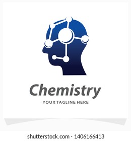 Chemistry People Logo Design Template