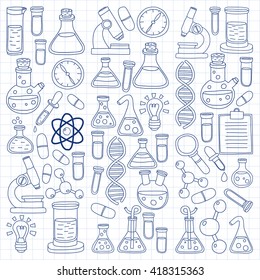 Board School Chemistry Chemical Physical Laboratory Stock Vector ...