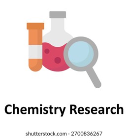 Chemistry Research Vector Icon which can easily modify or edit
