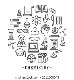 Symbol für den Kreis der Chemieschulen
