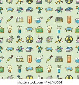 Chemistry and science icons set,eps10
