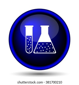 Chemistry set icon. Internet button on white background. EPS10 vector
