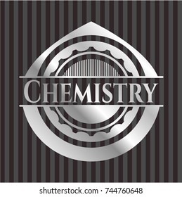 Chemistry silvery emblem