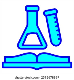 Chemistry Simple Icon Vector Illustration Concept