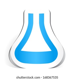 Chemistry Symbol with Paper Design.