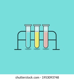 chemistry tool cartoon vector design