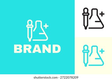 Chemie-Tools - Vektor-Logo-Vorlage