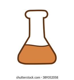 Chemistry Tube Doodle Icon