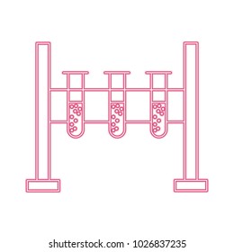 Chemistry tubes isolated
