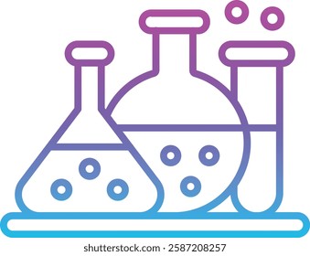 Chemistry vector icon. Can be used for printing, mobile and web applications.