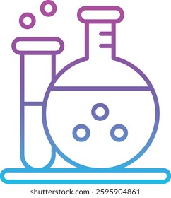 Chemistry vector icon. Can be used for printing, mobile and web applications.