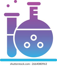 Icono de Vector de química. Se puede utilizar para aplicaciones de impresión, móviles y de Web.