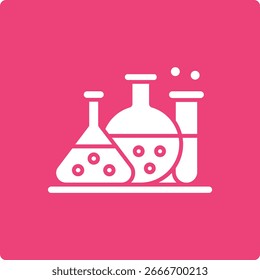 Ícone do vetor de química. Pode ser usado para impressão, aplicativos móveis e da Web.