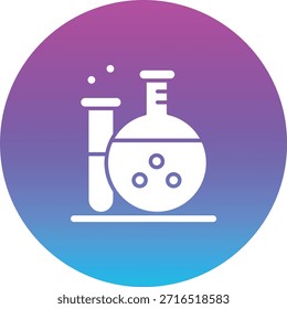 Icono de Vector de química. Se puede utilizar para aplicaciones de impresión, móviles y de Web.