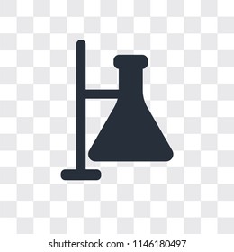 Chemistry vector icon isolated on transparent background, Chemistry logo concept