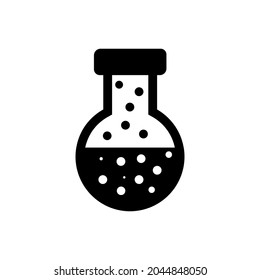Chemistry vector icon. laboratory illustration sign. analyzes symbol. experiences logo.