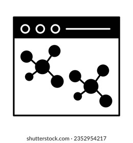 Chemistry vector icon which can easily modify or edit

