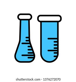 Chemistry vector illustration icon for website and mobile apps.