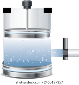 Chemistry,Experiment,Science,Experiment Vessel With Tap,Balloon Test Vessel,Piston Test Vessel
