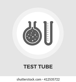 Chemisty icon vector. Flat icon isolated on the white background. Editable EPS file. Vector illustration.