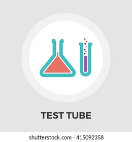 Chemisty icon vector. Flat icon isolated on the white background. Editable EPS file. Vector illustration.