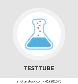 Chemisty icon vector. Flat icon isolated on the white background. Editable EPS file. Vector illustration.