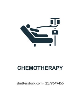 Chemotherapy Icon. Monochrome Simple Allergy Icon For Templates, Web Design And Infographics