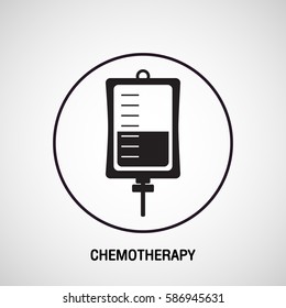 CHEMOTHERAPY medical logo vector icon design