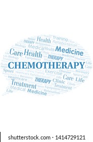 Chemotherapy word cloud. Wordcloud made with text only.