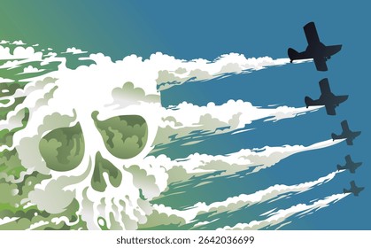 chemtrails with poison in the sky