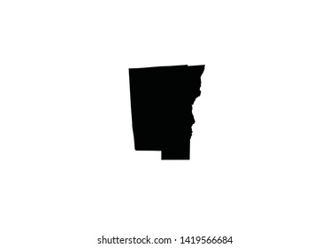 Chenango County Outline Map New York