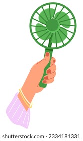 Chenese and Japanese hand fan. Vector illustration. A handheld fan, orchestrof comfort amidst suns glare A hand fan, silent serenade to comfort A Japanese fan, garden of tales blooming in vibrant