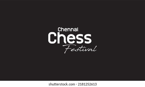 Chennai Chess Festival - Logo Monogram artwork