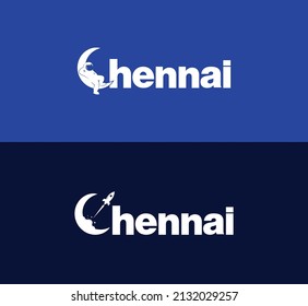 Chennai. Chennai city conceptual logo. Vector logotype