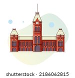 Chennai City Icon - Chennai Central Station - Stock Icon as EPS 10 File