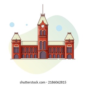 Chennai City Icon - Chennai Central Station - Stock Icon as EPS 10 File