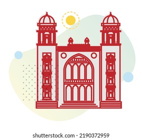 Chennai City Icon - Madras Law College - Stock Icon As EPS 10 File